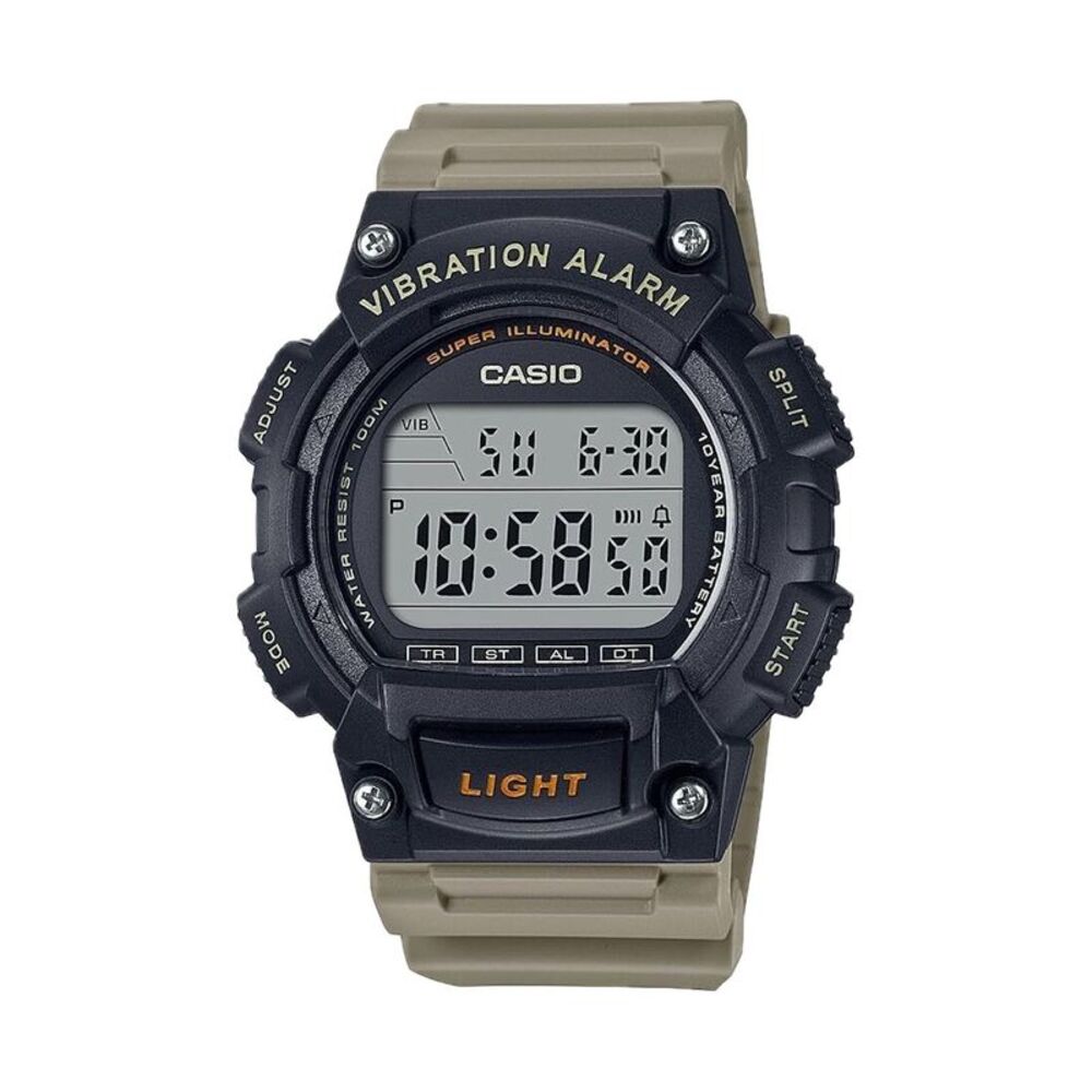 Casio Men's Shock-Resistant Digital Sport Watch with Brown Dial - W-736H-5AVCF